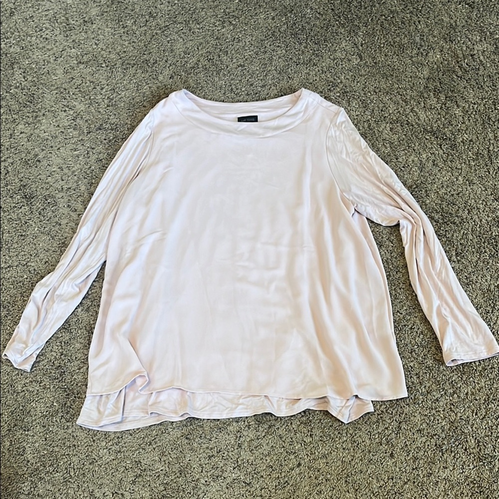 J. Jill Soft Pink Long Sleeve Top